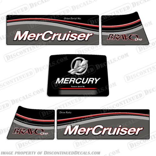 Fits Mercruiser Bravo One Decals - New Model
