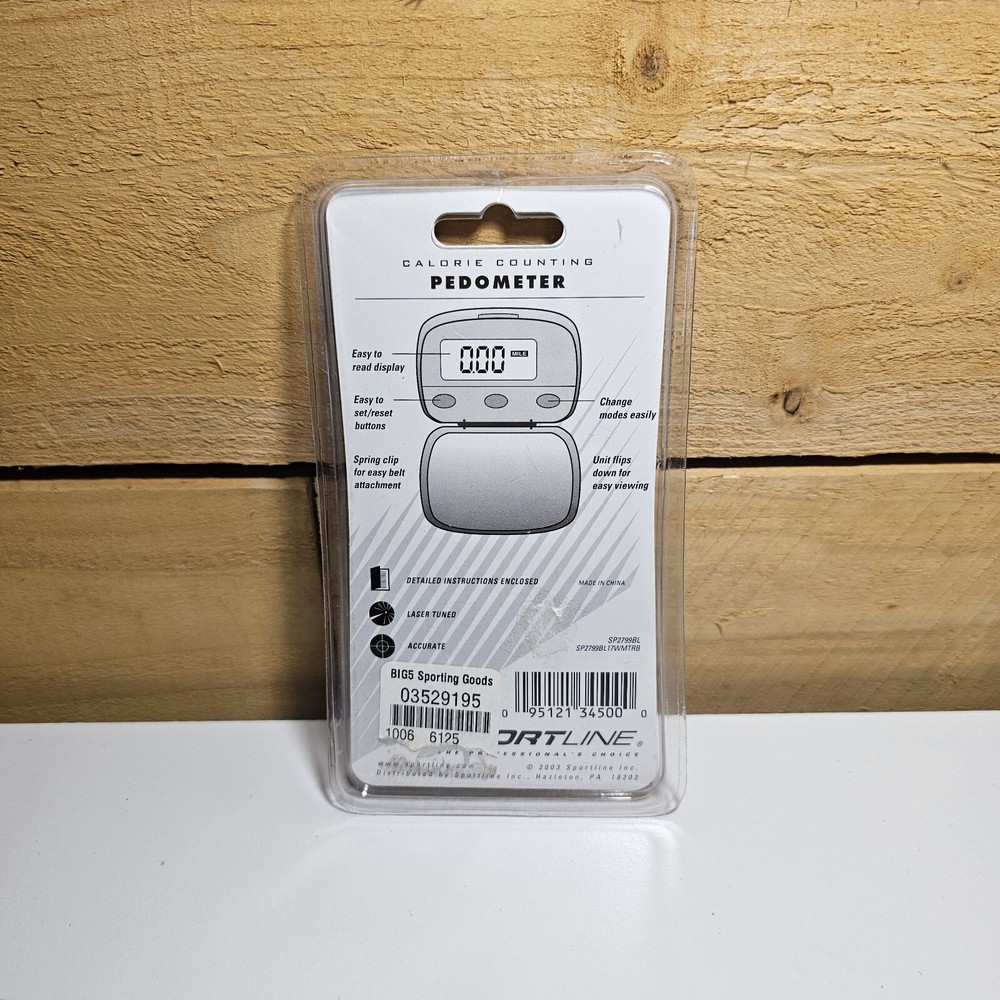 Sportline Calorie Step Distance Counter Pedometer