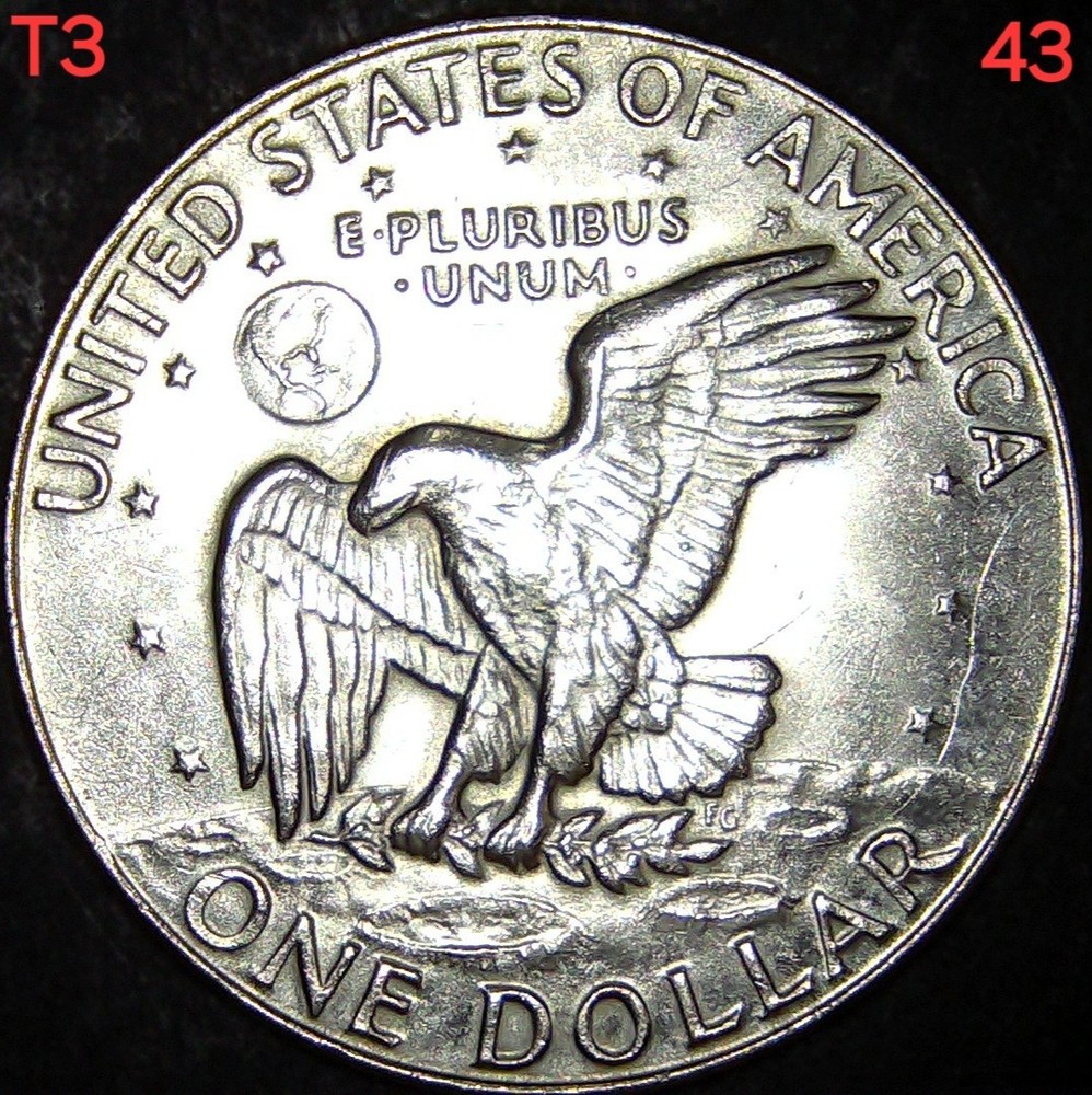 💥💥1978 D ERROR "Ike" Eisenhower $1 Almost Uncirculated💥 💥