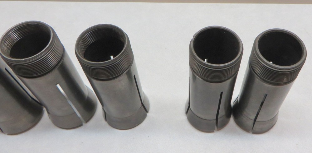 HARDINGE 5C COLLETS HEX AND SQUARE 8 PIECES " ALL USED"
