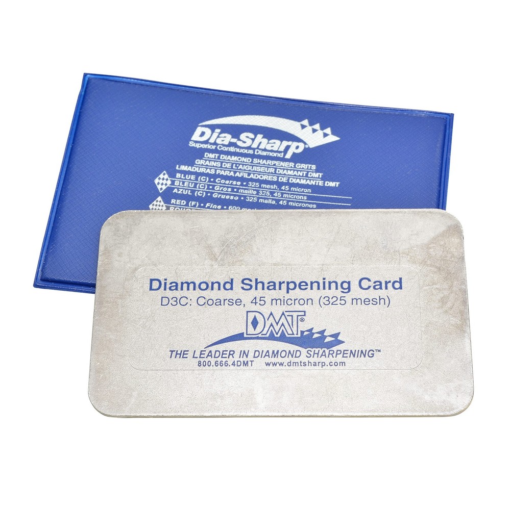 DMT Dia-Sharp Diamond Sharpening Stone Credit Card Size Kit 3pc