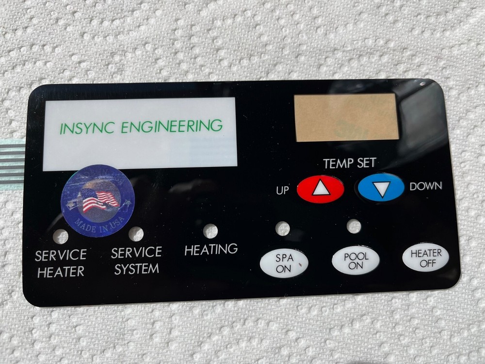 CLEAR - Compatible with Pentair 472610Z & Sta-Rite 42002-0029Z Membrane keypad