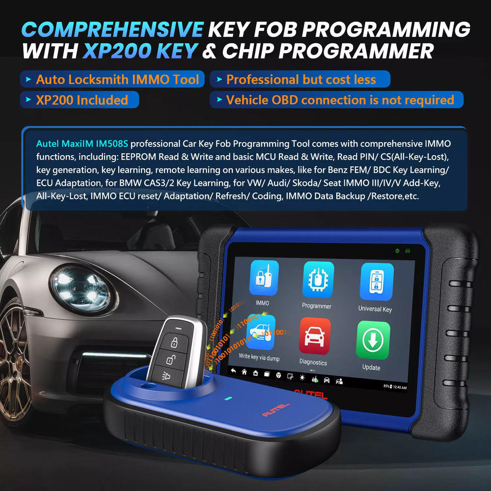 Autel MaxiIM IM508S XP400 PRO IMMO K~ey Programming Tool Auto Diagnostic Scanner