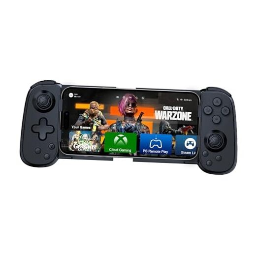 Wireless Phone Controller for iPhone/Android, Mobile Game Black | D6