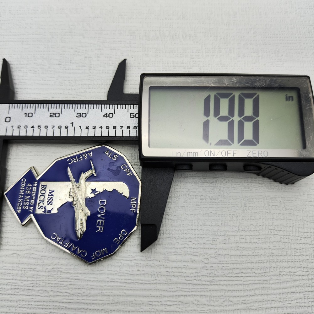 USAF 436th Mission Support Sq Challenge Coin