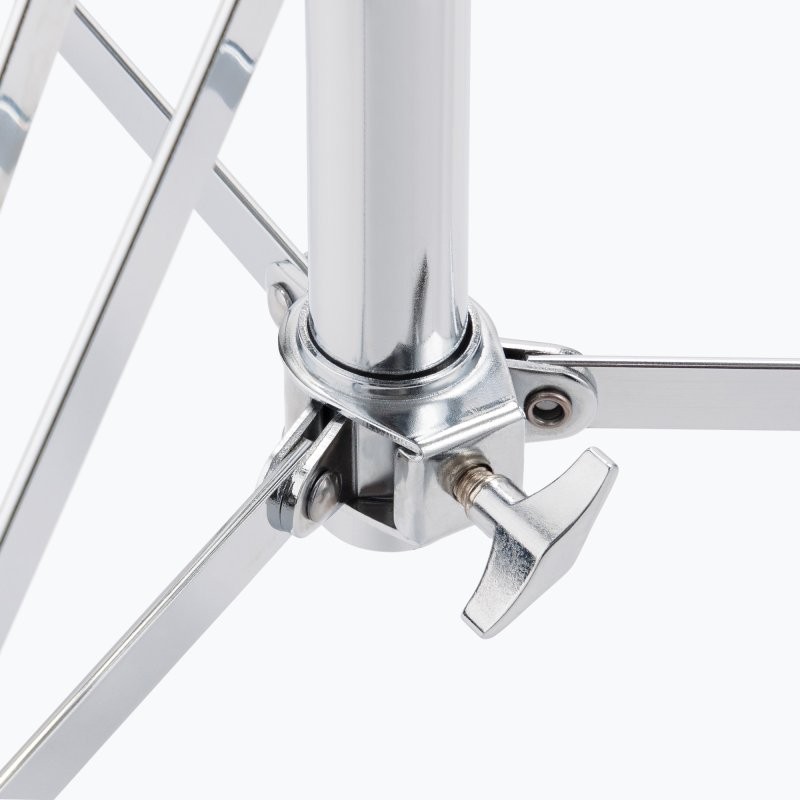 On-Stage MDT2 DrumFire Double-Braced Drum Throne, Chrome and Black