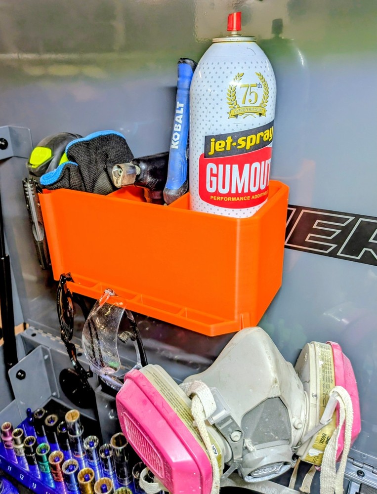 Magnetic Toolbox Organizer | Toolbox Door Storage Bin | Modular Garage Organizer