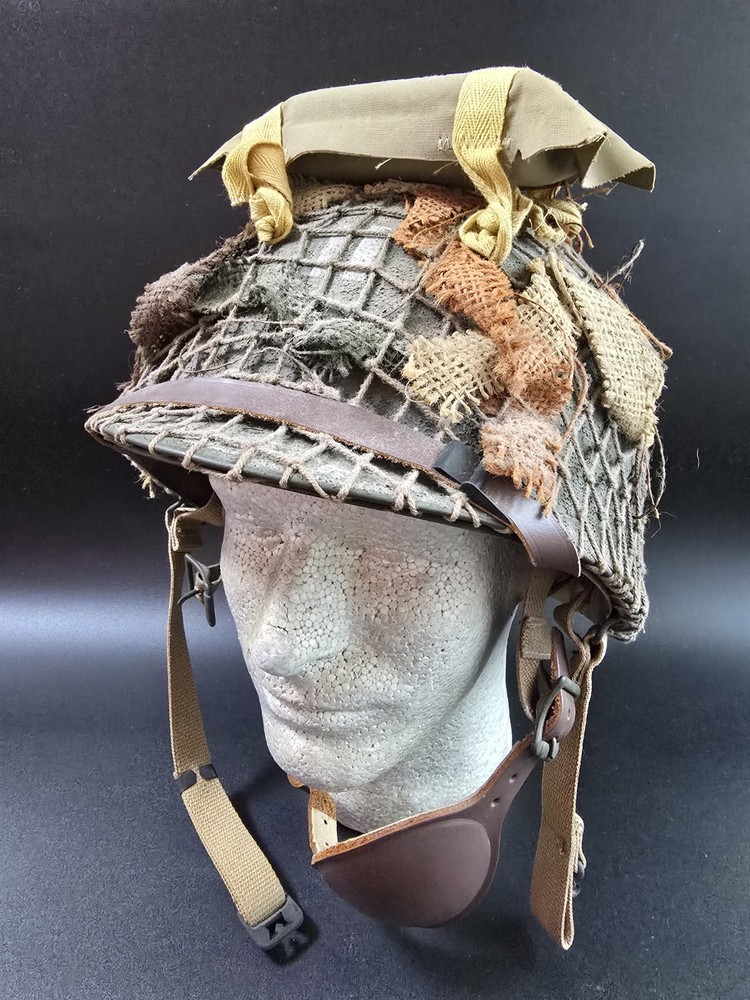 WW2 US AIRBONE RESTORED HELMET