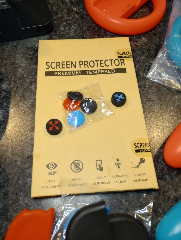 Nintendo Switch Accessory Bundle Charging Dock Controller Covers Steering Wheels