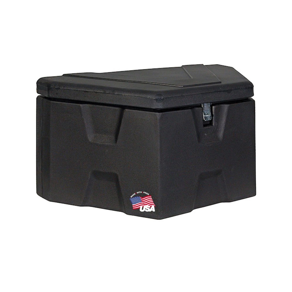 Durable 18x19x36 Black Poly Truck Tool Box for A Frame Trailers Storage