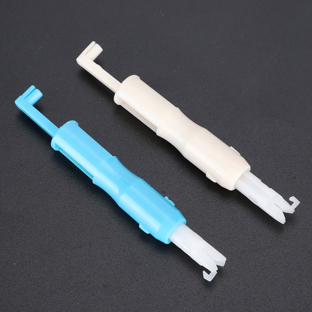 12pcs Needle Threader Plastic Automatic Inserter Threading Tool for Sewing