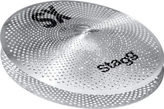 Silent cymbal set for practice