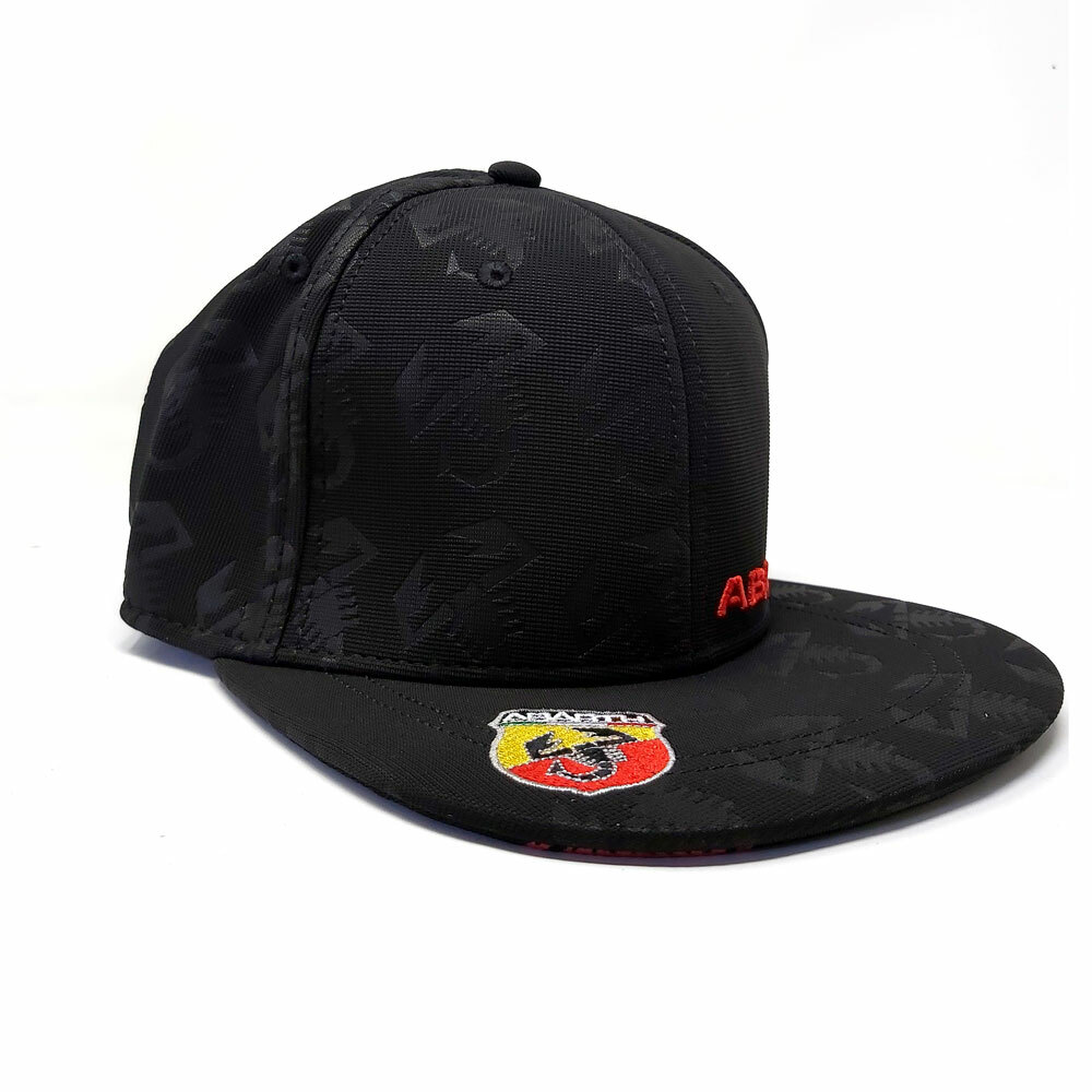 Abarth Hat Black Flat Visor
