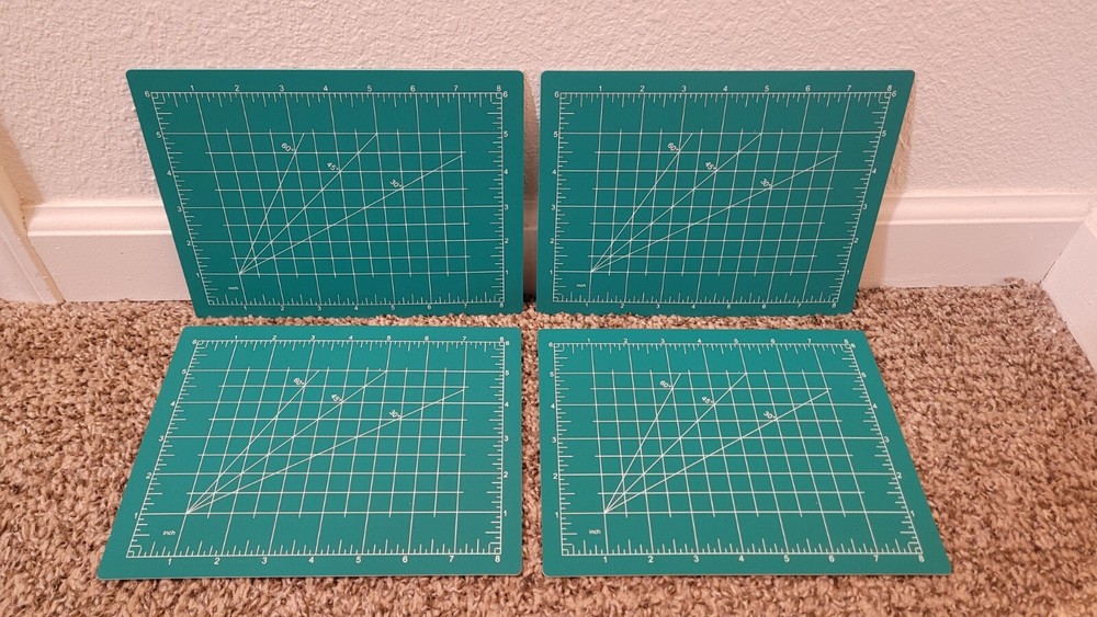 Cutting Hobby Mat 8x6 Small Set of 4