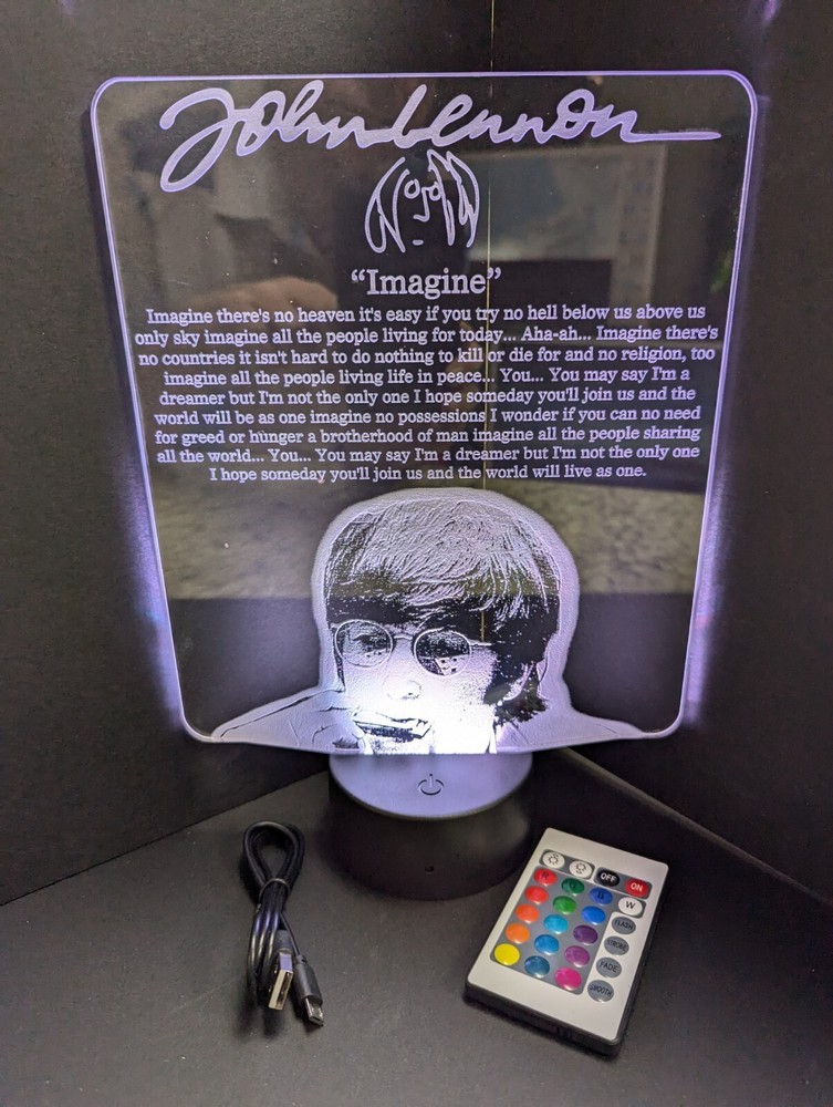 John Lennon Imagine Large L.E.D. Sign Display