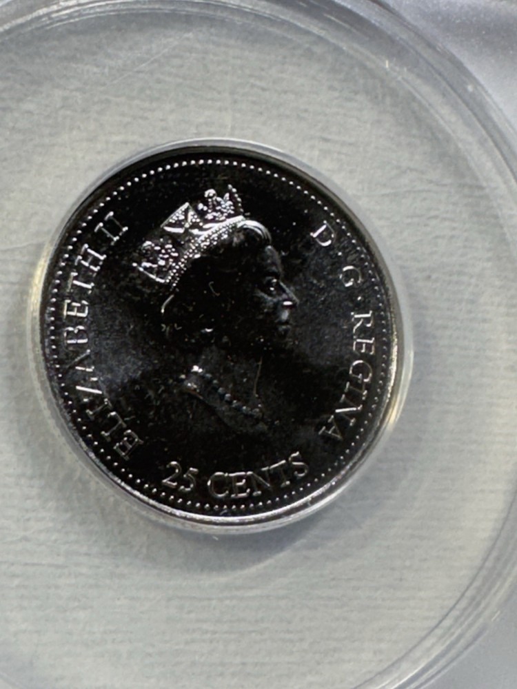 2000 Canada 25 Cents Commemorative Celebration Graded MS 66 by ANACS
