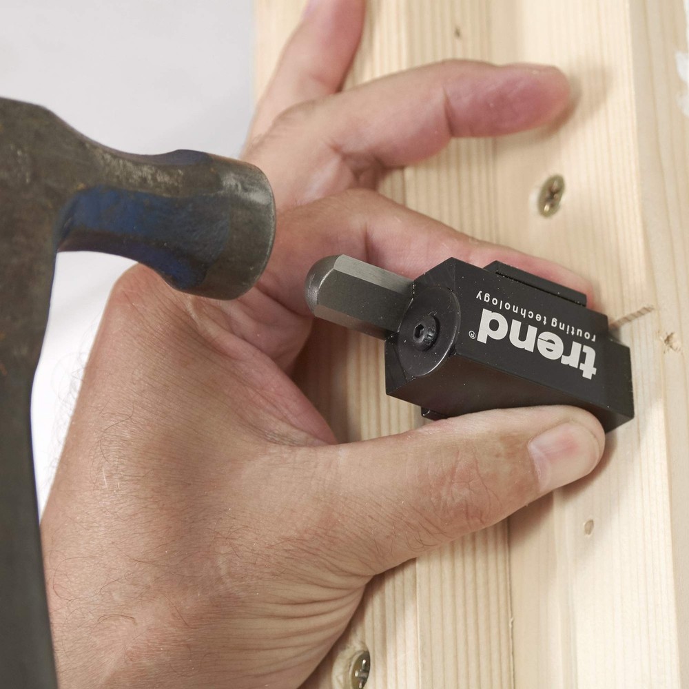 Trend Hinge Recess Squaring Corner Chisel, Quickly Square Up Rounded Small