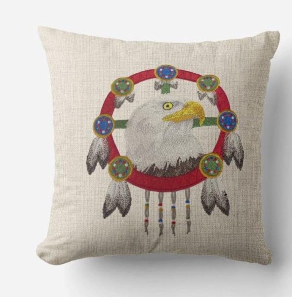 Custom Bird Eagle Dream Catcher- Beyond Vision (5.9" x 6.78")