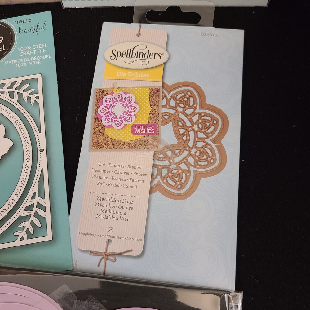 Lot Metal Cutting Dies Sizzix Thinlits Butterfly Noric Xmas Rose Frame Flower