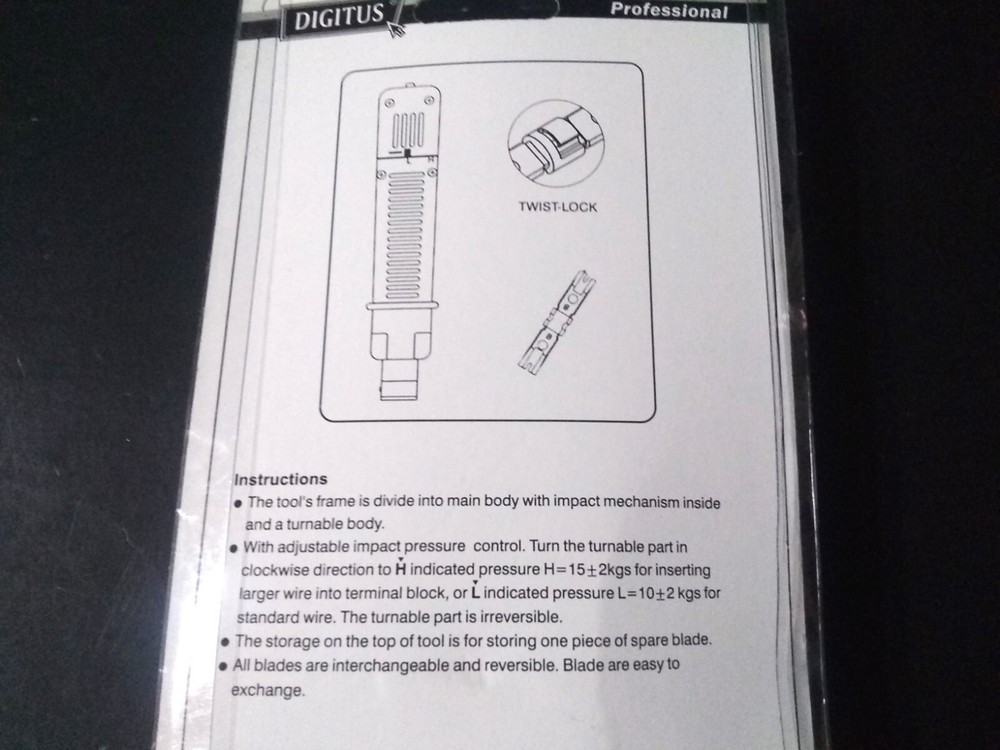 Digitus Punch Down Tool Type 110 Terminal blocks & Keystone jacks
