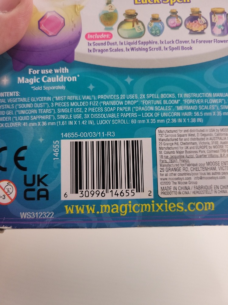 Magic Mixies Magical Mist and Spells Refill Pack for Magic Cauldron