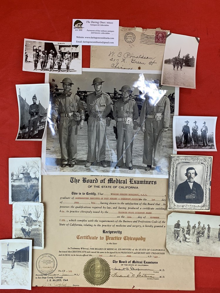 Original WW1/WW2 US Ephemera Grouping