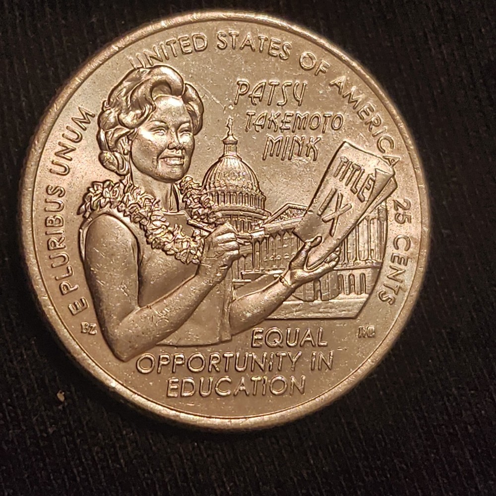 2024 P Patsy Takemoto Mink Quarter Numerous Error’s On Front & Back