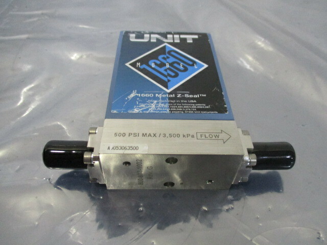 Unit Model 1660, Mass Flow Controller, UFC-1660, 3 SLM / O2, 421811