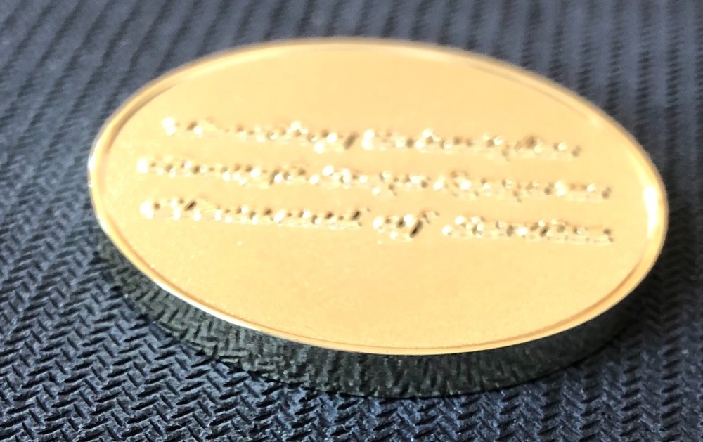 “Sponsorship” Medallion/Coin - NA/AA - Bronze 