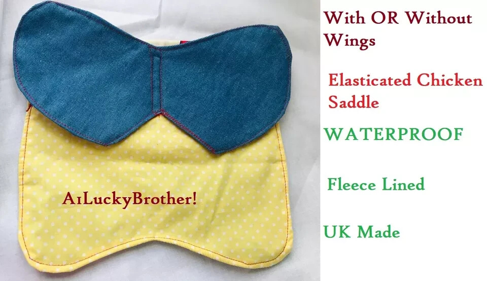 Elasticated Chicken Saddle Apron Hen Feather Protector Ducks Poultry | Egg Layer