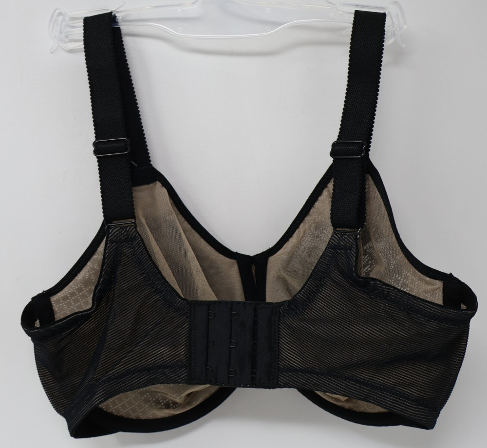 Wacoal Visual Effects Minimizer Bra 857210 30G Black NEW w/ Tags