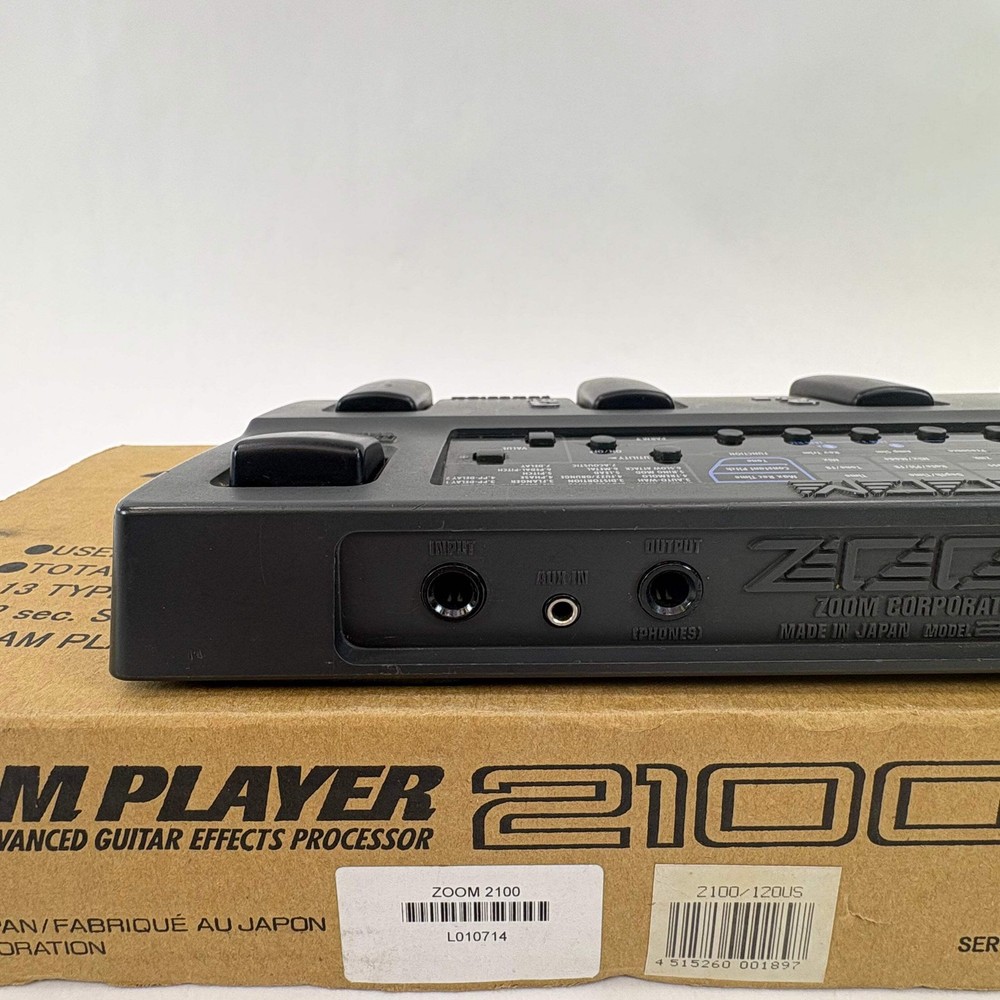 Broken Zoom Player 2100 Multi-Effects Guitar Processor /Gets No Power