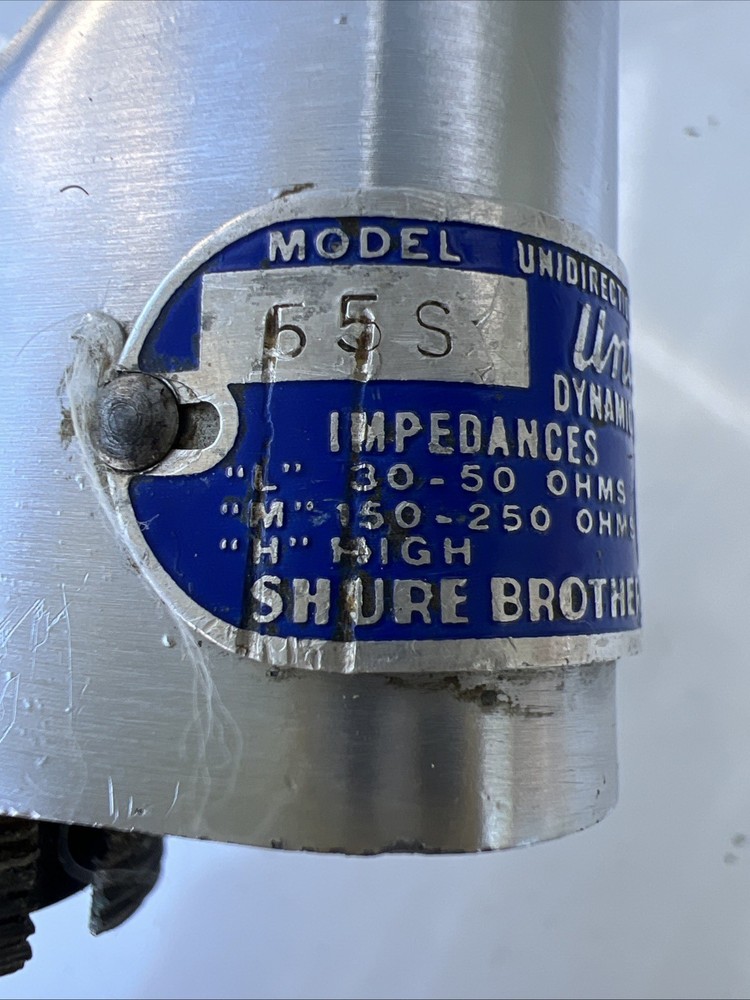 Vintage Shure 55 S Dynamic Mic