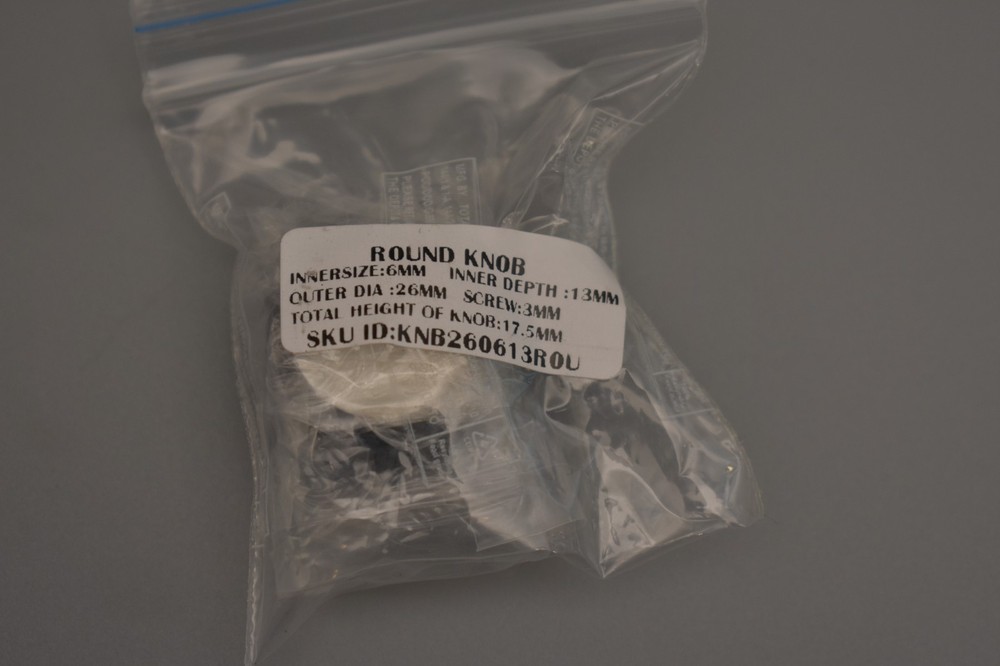 potentiometer knob inner dia 6 mm