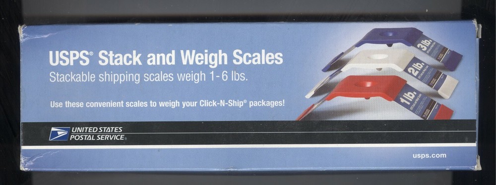 USPS STACK AND WEIGH SCALES 1-6 LBS.