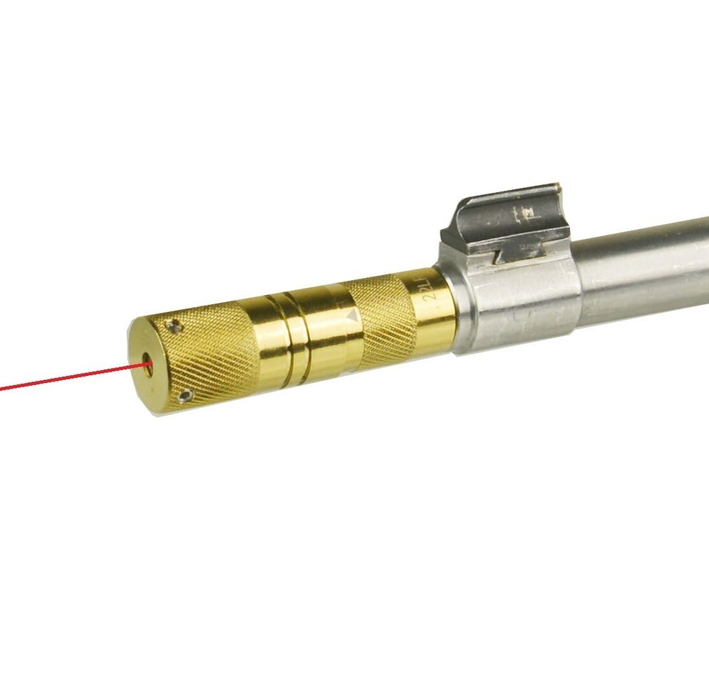 RECHARGEABLE Muzzle Front Insert Laser Bore Sighter Sight For 22LR 223 556