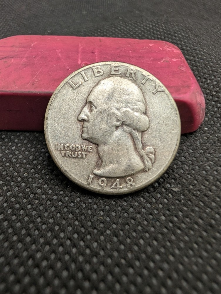 1948 Washington 90% Silver Quarter