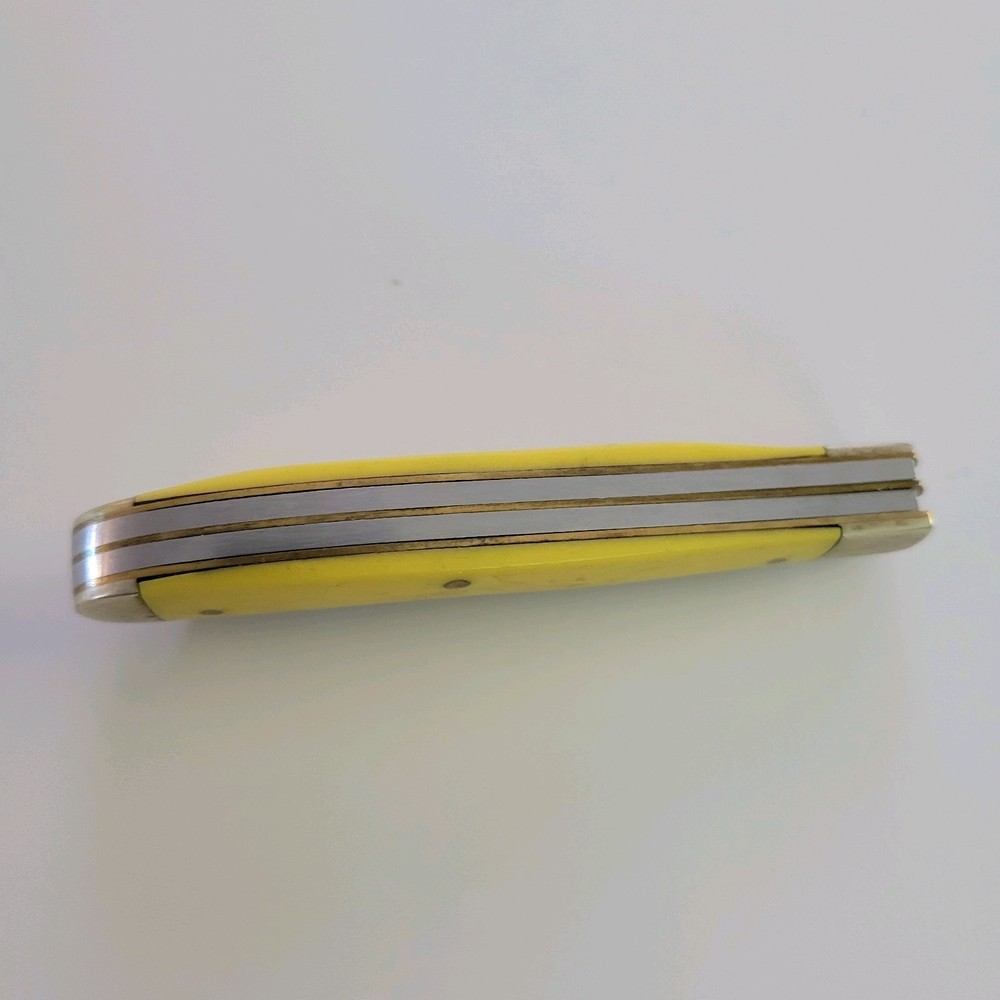 Schrade Old Timer Pocket Knife | Yellow | Model 940TY