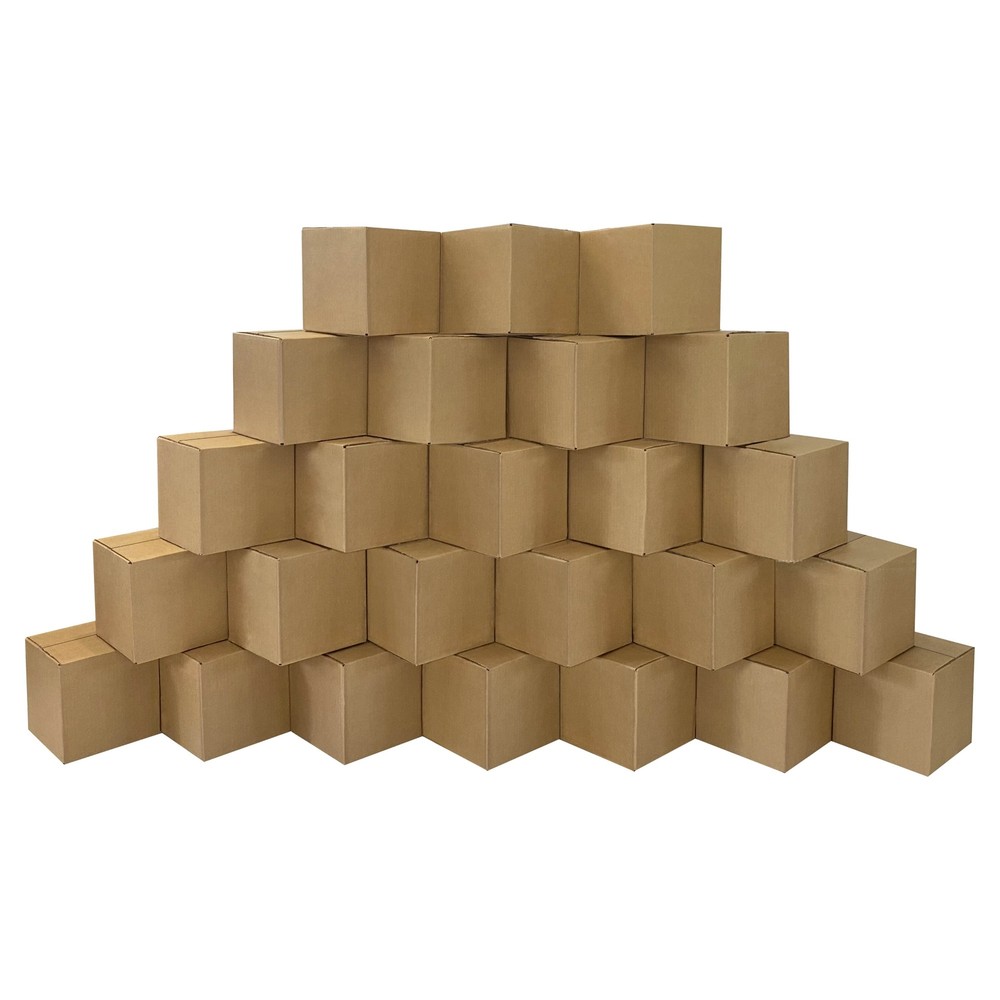 UOFFICE Corrugated Boxes 16" x 16" x 16" Cube Boxes For Shipping