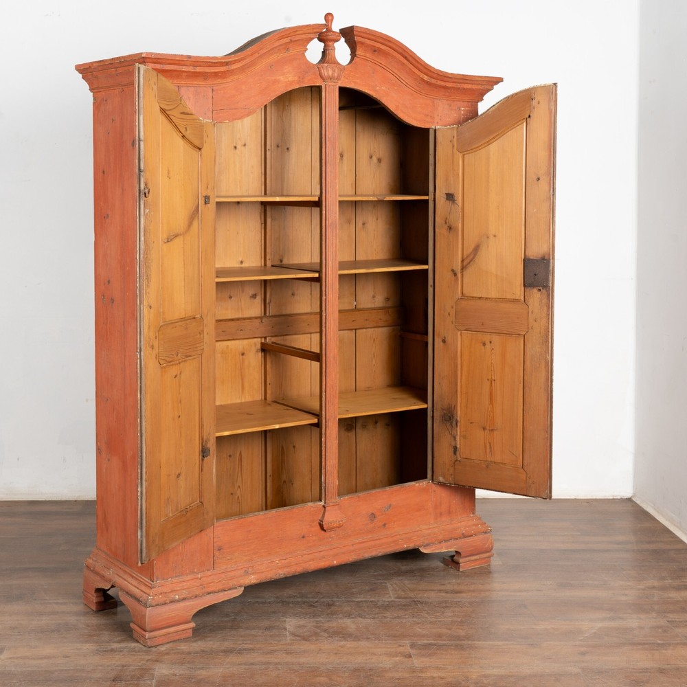 Late 18th Century Swedish Painted Pine Armoire