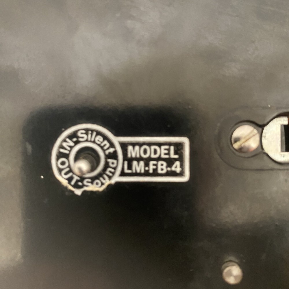 Franz Electronic Metronome LM-FB-4 Black Bakelite Tested Working