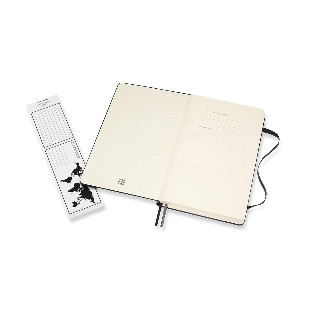 Moleskine Note Classic Notebook Expanded (400 pages) Hardcover Plain Large Size