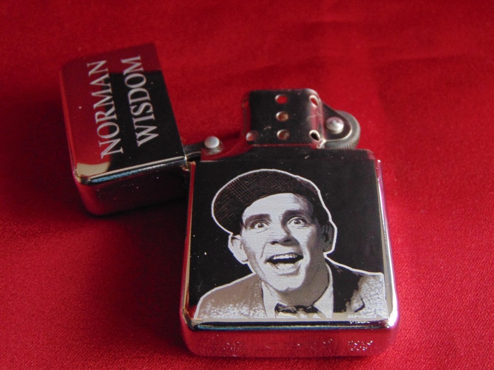 Norman Wisdom Engraved Lighter With Gift Box - FREE ENGRAVING