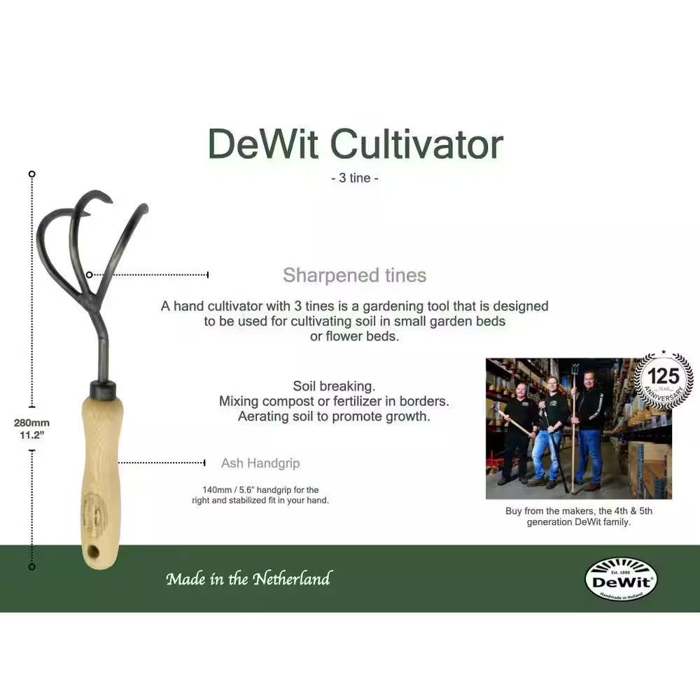 3-Tine Curved Fork