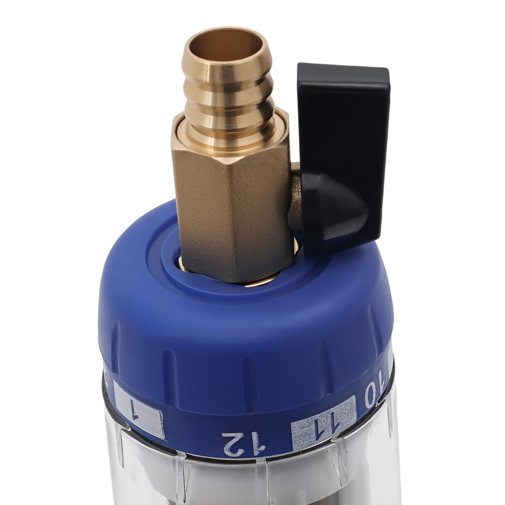 Purewater Whole House Water Pre-Filter System Reusable Spin Down Sediment Filter