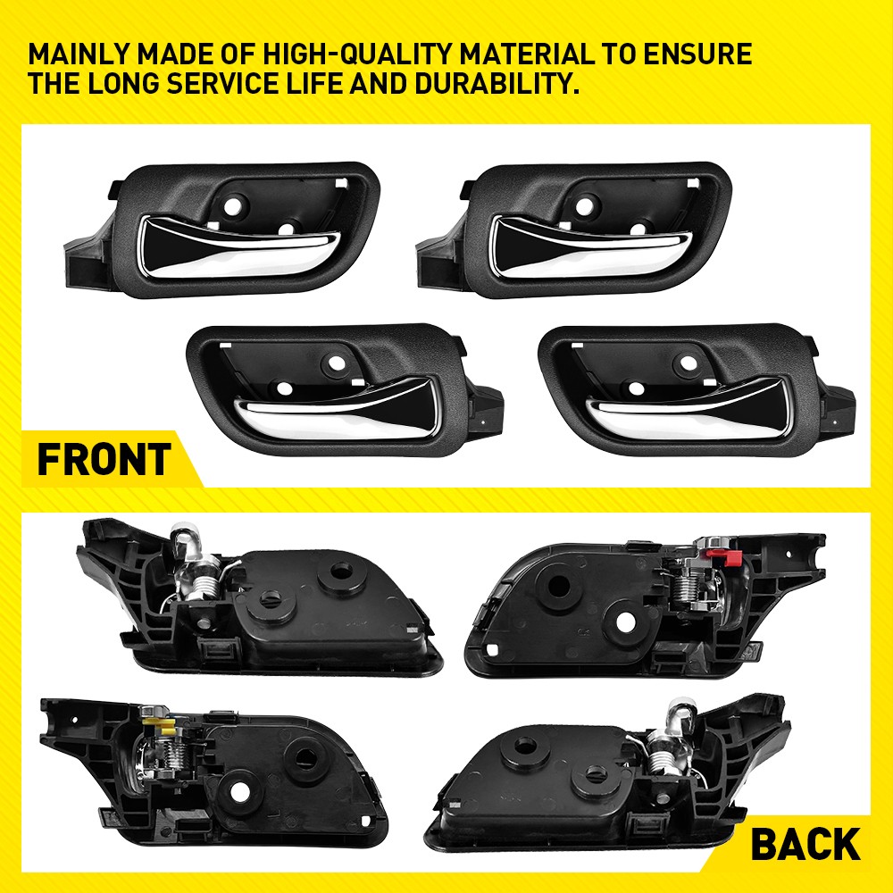 Inside Interior Door Handle For 2003-2007 Honda Accord Front Rear Left Right