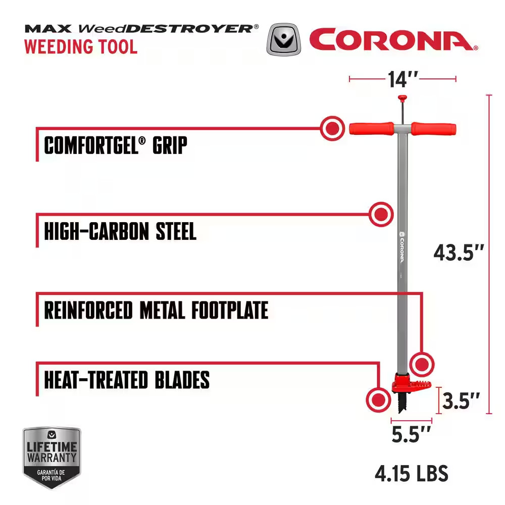 MAX 43.75 In. Weedslayer Weeder