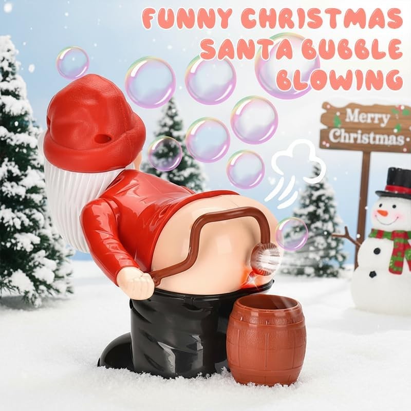 Santa Claus Bubble Butt Machine, Blower, Funny Automatic...