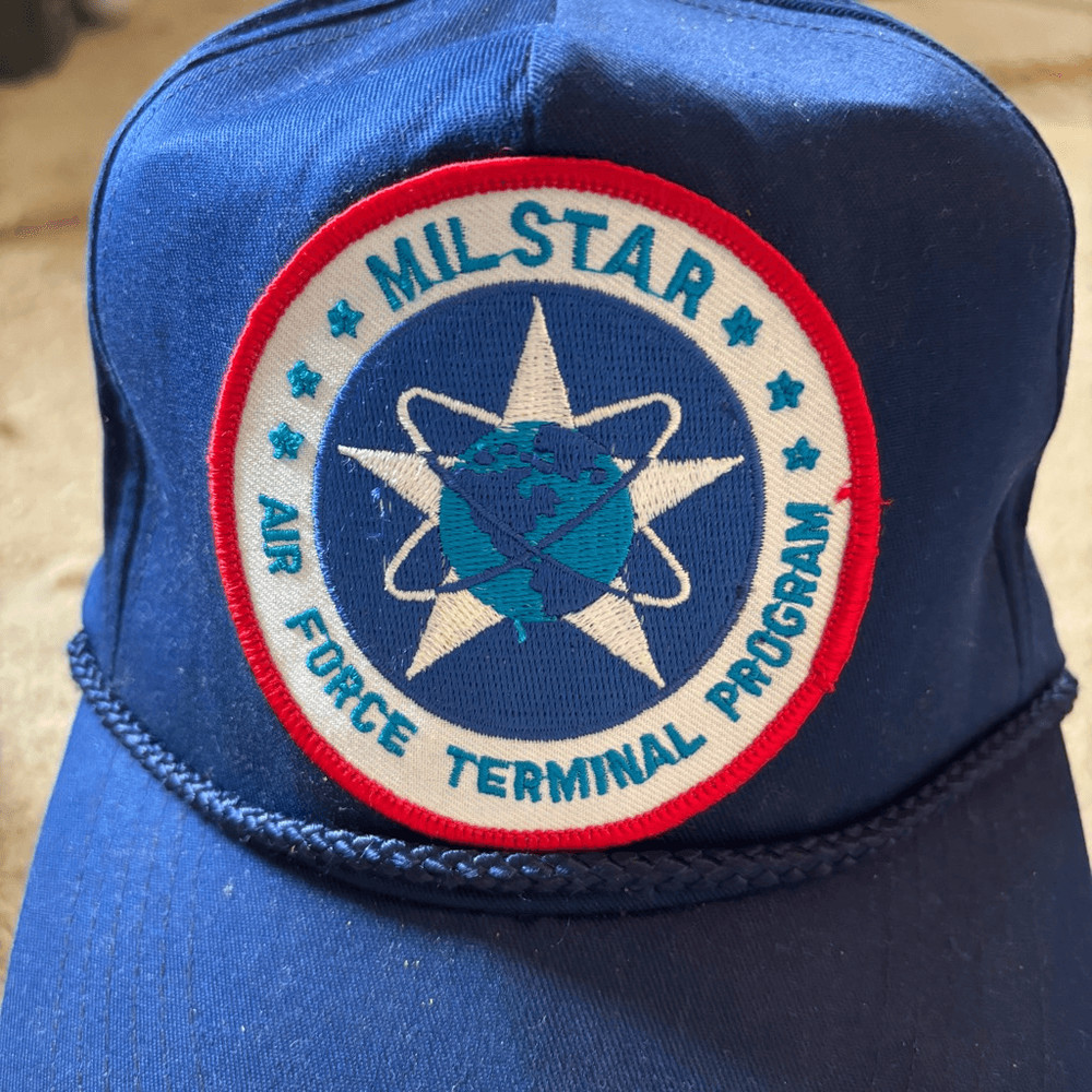 MIL STAR Air Force Terminal Program Vintage SnapBack Hat