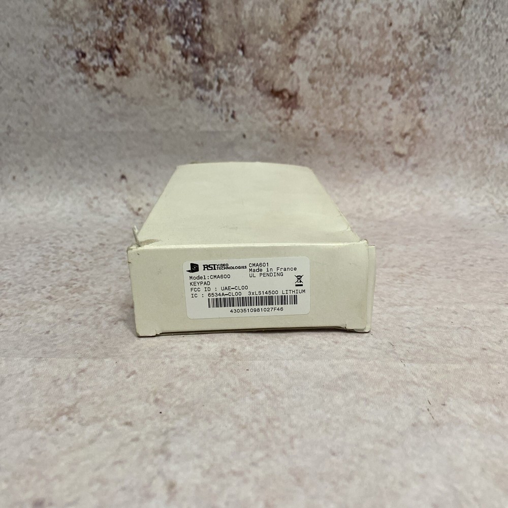 RSI Video Technologies CMA600 / CMA601 Keypad Device Transmitter NIB R3